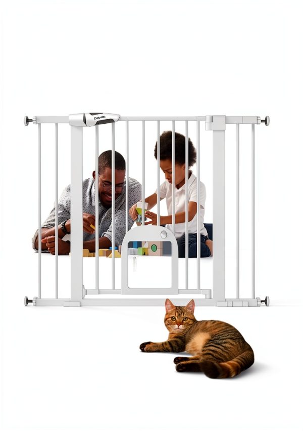 Babelio Cat Door Gate for Small Pets-4