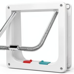Lessmon Cat Door Plastic 9.88*9.25*2.16in Pet Door-0