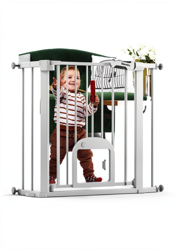 Babelio Cat Door Gate for Small Pets-2