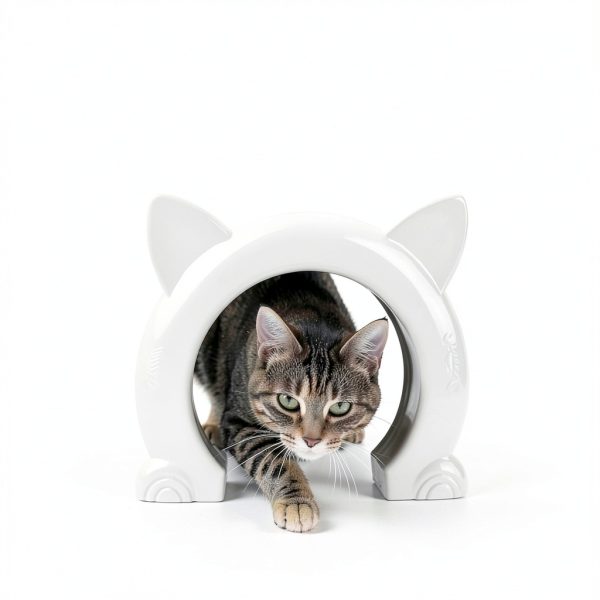 Cat Door for Interior Doors by ikuso Plastic Barrier-Free-0