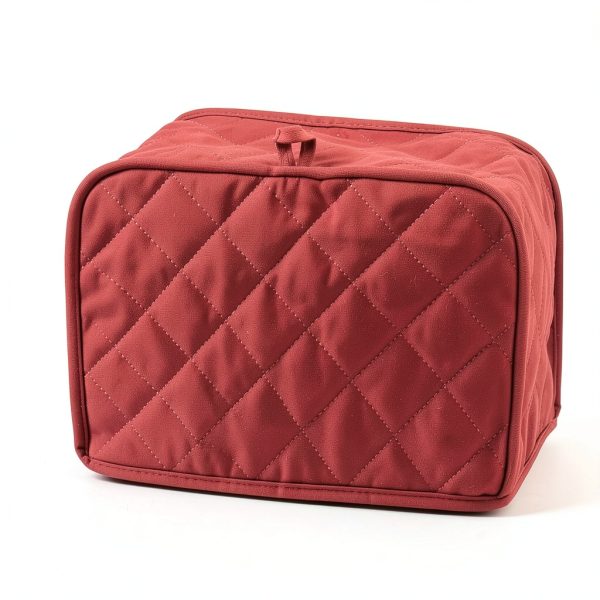 Psyqtsuary Toaster Cover Red Canvas Dust Protection Kitchen-4