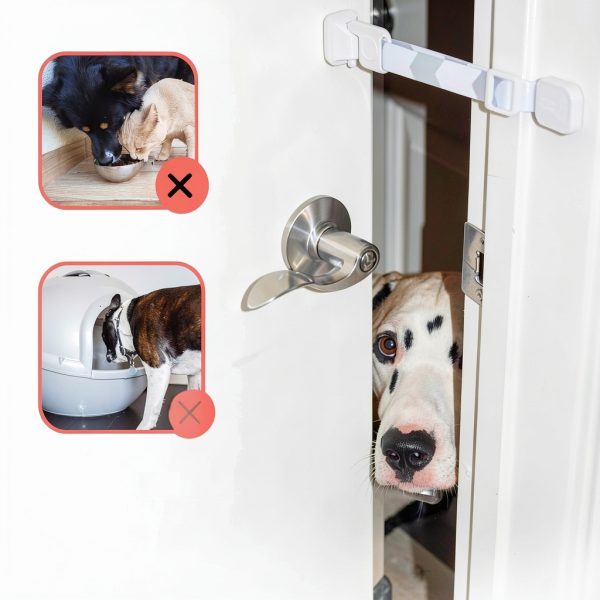 Door Buddy Adjustable Cat Door Strap & Latch-2