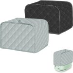 BAWEN Four Slice Toaster Cover Black Gray Polyester Dust-0