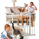 Babelio Cat Door Gate for Small Pets-0