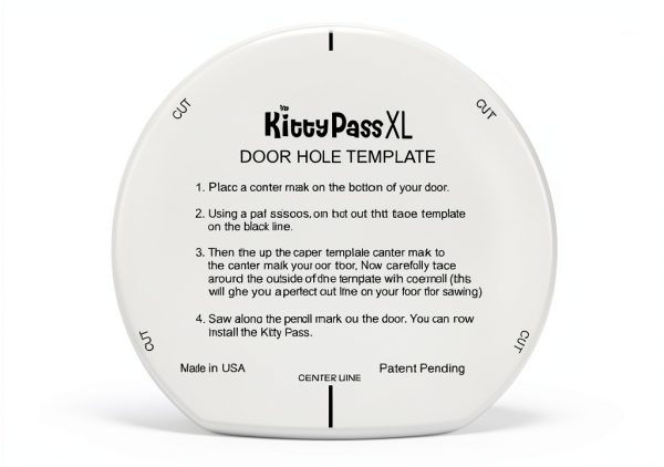 Kitty Pass XL Cat Door for Safe Passage-6