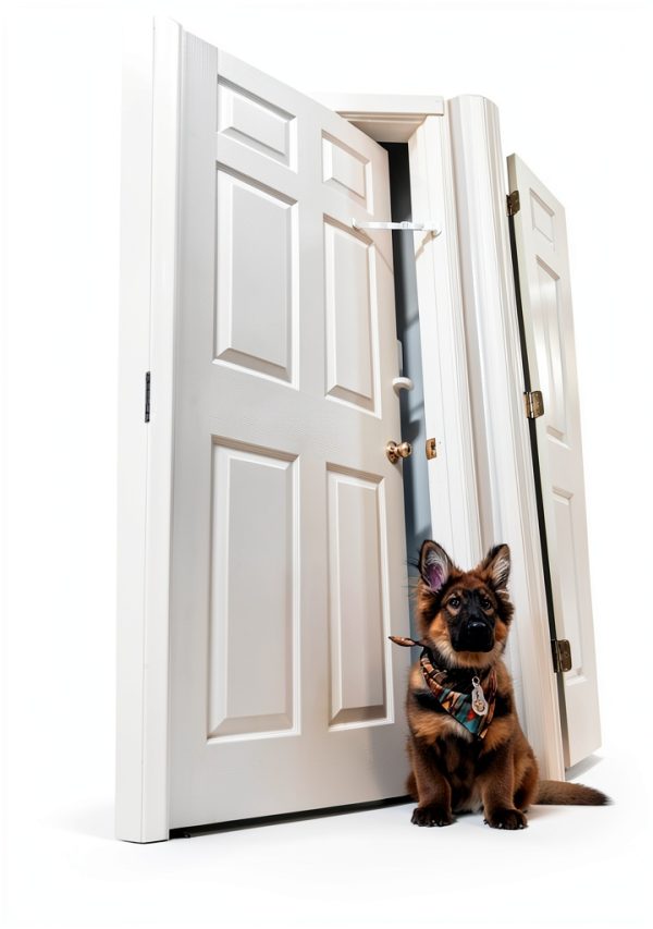 Door Buddy Adjustable Cat Door Strap & Latch-5