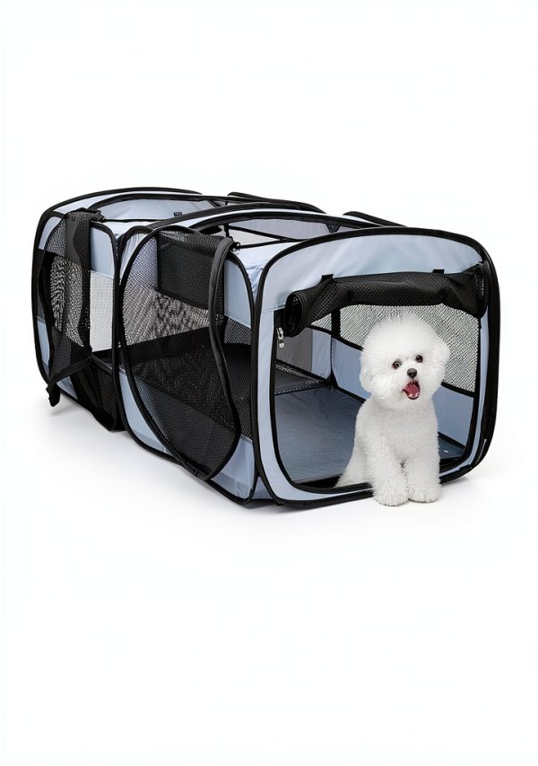 EighteenTek Cat Playpen 2-in-1 Design Pet Safe-6