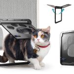 Ownpets Small Dog Door, Automatic Close, Lockable, ABS-0