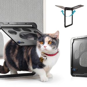 Ownpets Small Dog Door, Automatic Close, Lockable, ABS-0