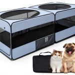 EighteenTek Cat Playpen 2-in-1 Design Pet Safe-0