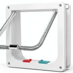 Lessmon Cat Door for Large Cats Plastic Pet Door-0