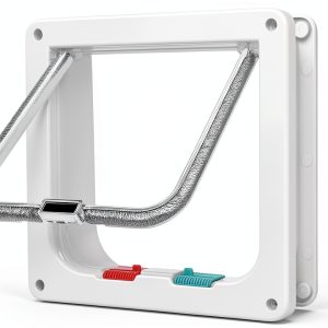 Lessmon Cat Door for Large Cats Plastic Pet Door-0