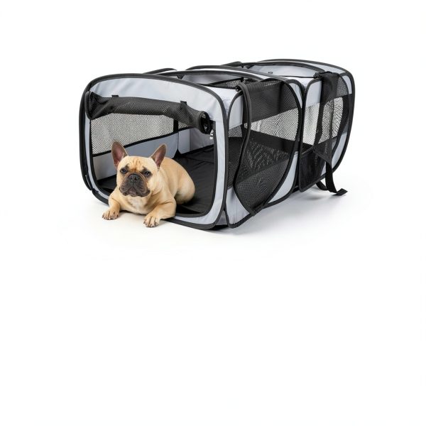 EighteenTek Cat Playpen 2-in-1 Design Pet Safe-5