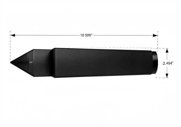 Morse Taper 6 Dead Center by Shars Steel Solid 10.63" 60° Point-1