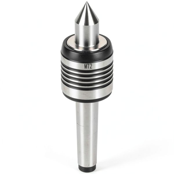 Heavy Duty MT2 Live Center, 2MT 60 Degree Morse Taper Precision Lathe Medium Duty Live Tailstock Center for Wood & Metal Lathe CNC Work-2