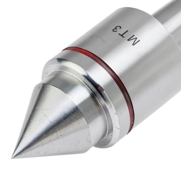 Heavy Duty Live Tailstock Center 60° MT3 Hyuduo Triple Ball Bearing-1