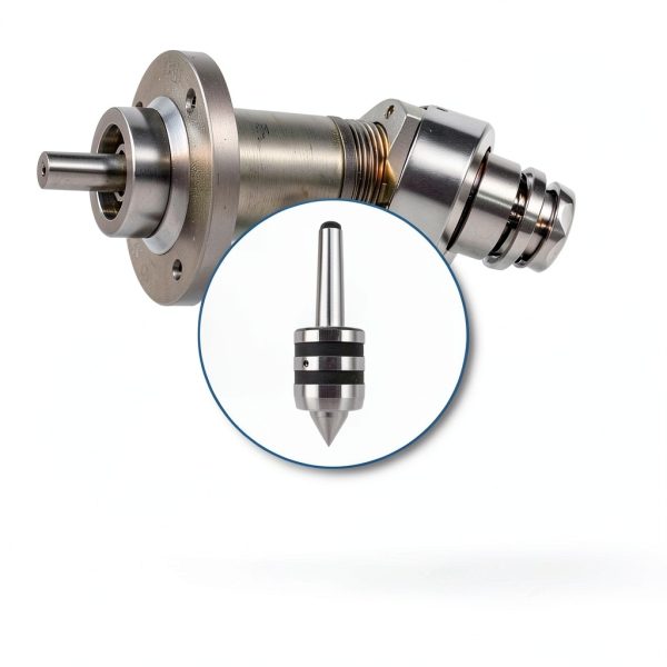 WFLNHB Live Center 2MT 60 Degree Lathe Medium Duty Live Tailstock Center for Wood & Metal Lathe CNC Work-5