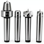 WSRY Drive Spur Cup Kit MT2 Live Center Set for Woodworking Lathe 4pcs-0