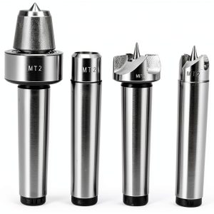 WSRY Drive Spur Cup Kit MT2 Live Center Set for Woodworking Lathe 4pcs-0