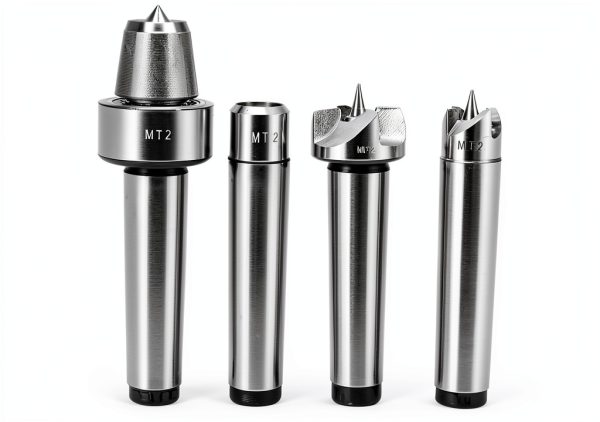 WSRY Drive Spur Cup Kit MT2 Live Center Set for Woodworking Lathe 4pcs-0