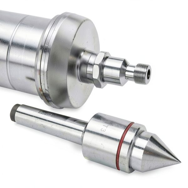 Heavy Duty Live Tailstock Center 60° MT3 Hyuduo Triple Ball Bearing-4