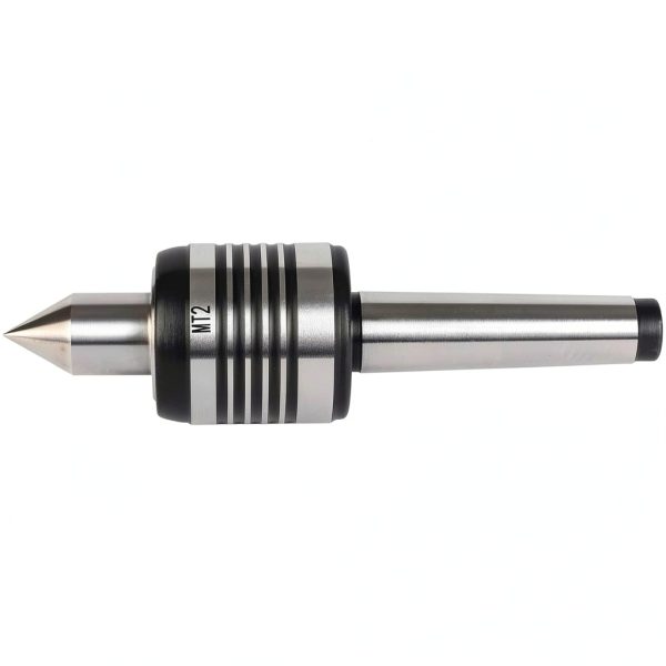 Heavy Duty MT2 Live Center, 2MT 60 Degree Morse Taper Precision Lathe Medium Duty Live Tailstock Center for Wood & Metal Lathe CNC Work-1