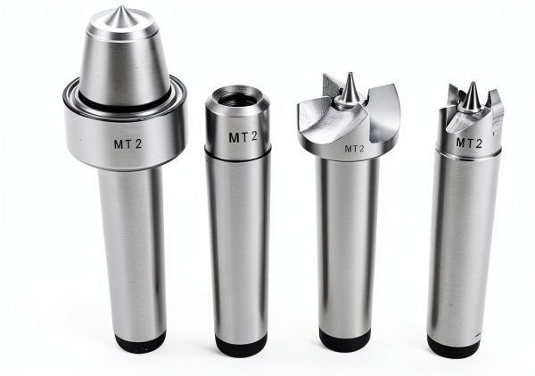 WSRY Drive Spur Cup Kit MT2 Live Center Set for Woodworking Lathe 4pcs-3
