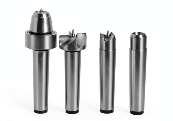 WSRY Drive Spur Cup Kit MT2 Live Center Set for Woodworking Lathe 4pcs-1