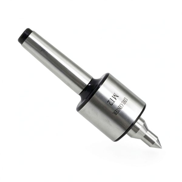 Lathe Center MT2 Live Center 0.0002" High Accuracy 60 Degree with 18mm Shank Diameter for Lathe Wood Metal Turning Tool-0