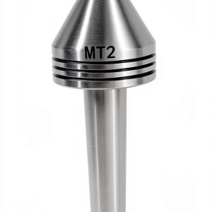 ApplianPar Tapered Turn Center 60° Point MT2 Tailstock Silver-0