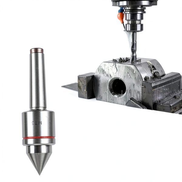 Heavy Duty Live Tailstock Center 60° MT3 Hyuduo Triple Ball Bearing-2