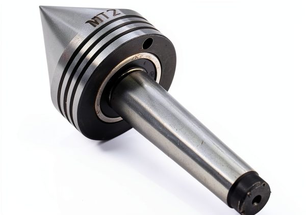 ApplianPar Tapered Turn Center 60° Point MT2 Tailstock Silver-1